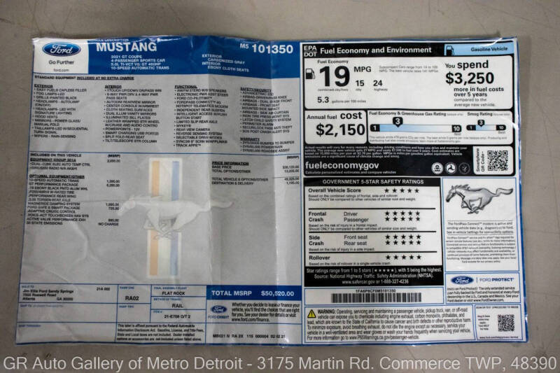 2021 Ford Mustang GT