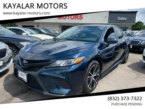 2018 Toyota Camry for sale at KAYALAR MOTORS in Houston TX