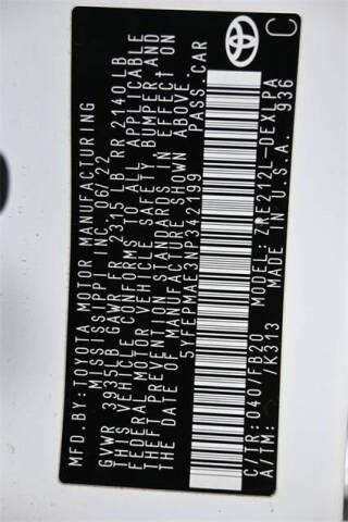 2022 Toyota Corolla LE