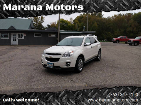 2014 Chevrolet Equinox for sale at Marana Motors in Princeton MN