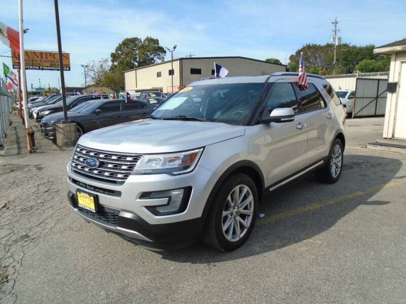 2016 Ford Explorer for sale at Campos Trucks & SUVs, Inc. in Houston TX