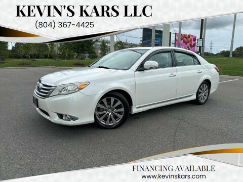 2011 Toyota Avalon for sale at Kevin's Kars LLC in Richmond VA