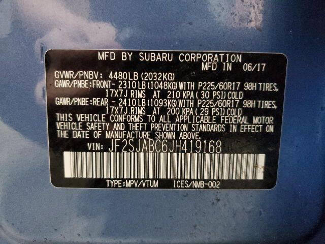 2018 Subaru Forester 2.5i