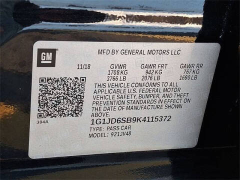 2019 Chevrolet Sonic LT Auto