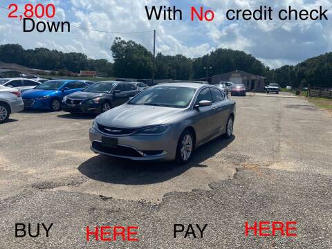 2015 Chrysler 200 for sale at First Choice Financial LLC in Semmes AL