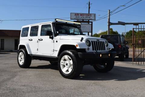 2015 Jeep Wrangler Unlimited for sale at ARI Motors in Houston TX