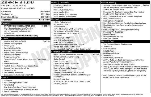 2023 GMC Terrain SLE
