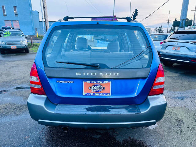 2004 Subaru Forester for sale at Lang Autosports in Lynnwood, WA