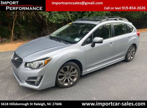 2015 Subaru Impreza for sale at Import Performance Sales in Raleigh NC