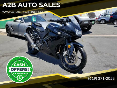 2011 Kawasaki Ninja for sale at A2B AUTO SALES in Chula Vista CA