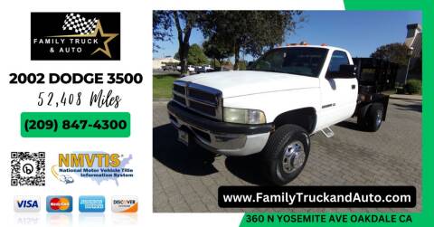 2002 Dodge Ram 3500 for sale at Family Truck and Auto in Oakdale CA