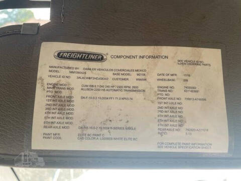 2017 Freightliner Business class M2