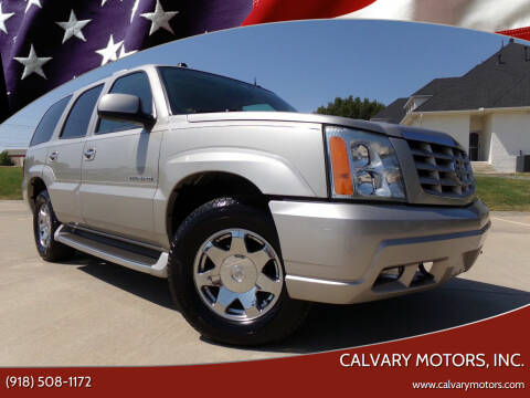 2004 Cadillac Escalade for sale at Calvary Motors, Inc. in Bixby OK