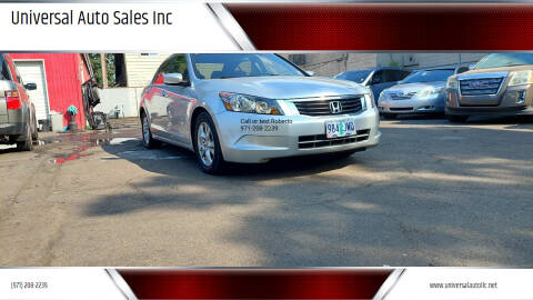 2010 Honda Accord for sale at Universal Auto Sales Inc in Salem OR