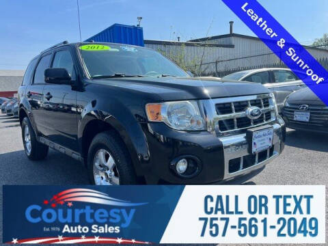 2012 Ford Escape for sale at Courtesy Auto Sales in Chesapeake VA