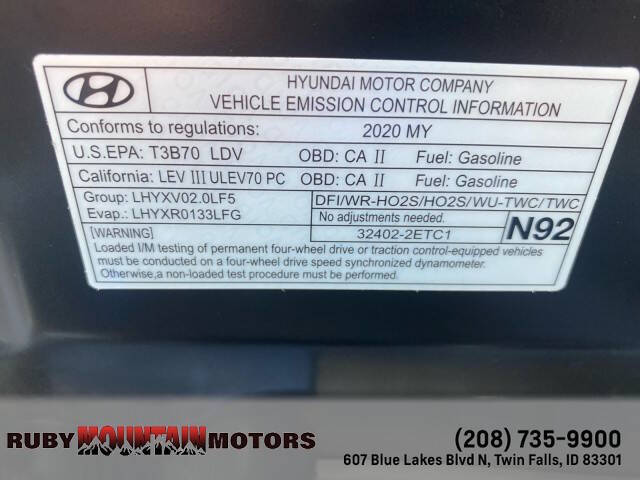 2020 Hyundai Tucson Value