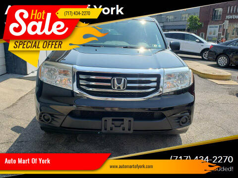 2015 Honda Pilot for sale at Auto Mart Of York in York PA