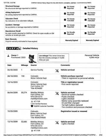 2003 Buick LeSabre Limited