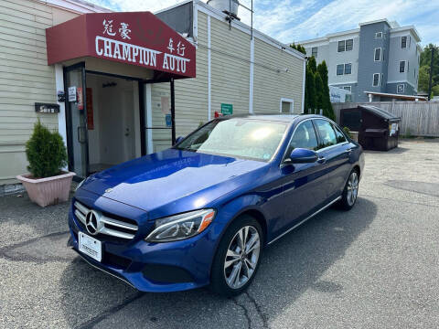 2018 Mercedes-Benz C-Class for sale at Champion Auto LLC in Quincy MA