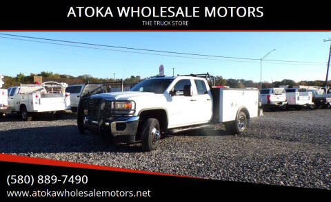 2016 GMC Sierra 3500HD for sale at ATOKA WHOLESALE MOTORS in Atoka OK