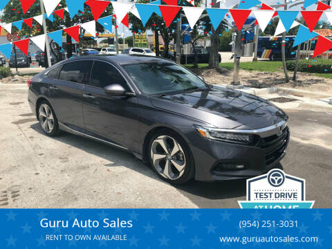 2018 Honda Accord for sale at Guru Auto Sales in Miramar FL
