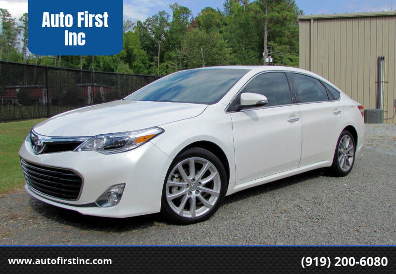 2014 Toyota Avalon for sale at Auto First Inc in Durham NC