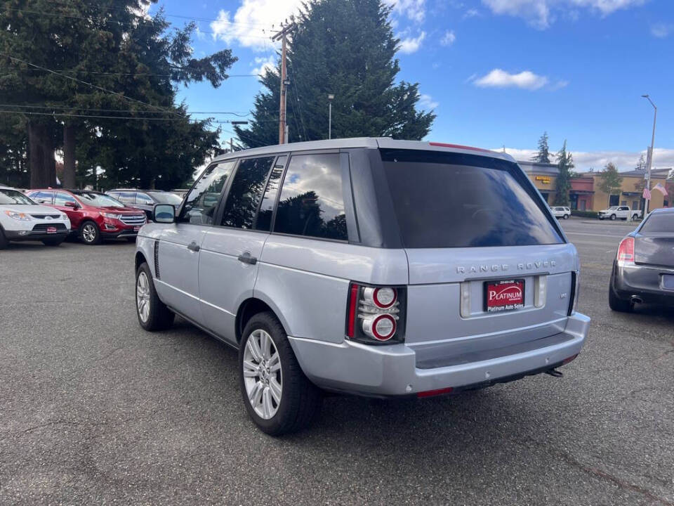 2011 Land Rover Range Rover for sale at PLATINUM AUTO SALES INC in Lacey, WA