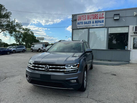 2019 Volkswagen Atlas for sale at United Motors LLC in Saint Francis WI