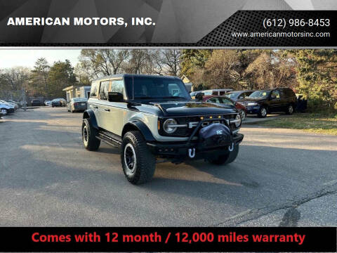 2022 Ford Bronco for sale at AMERICAN MOTORS, INC. in Farmington MN