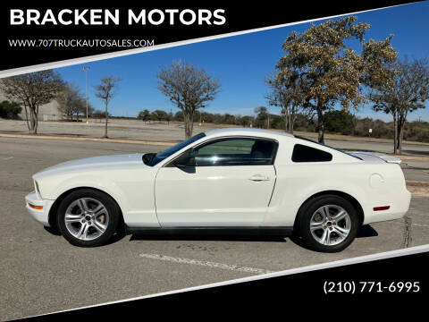 2007 Ford Mustang for sale at BRACKEN MOTORS in San Antonio TX