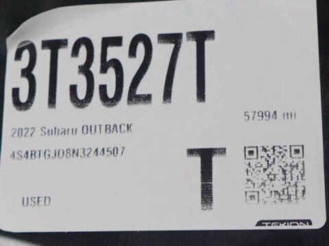 2022 Subaru Outback Onyx Edition XT