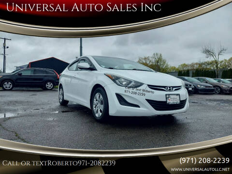 2016 Hyundai Elantra for sale at Universal Auto Sales Inc in Salem OR