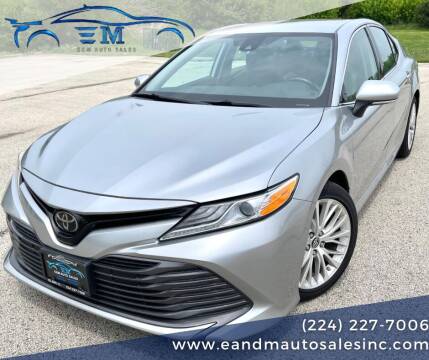 2019 Toyota Camry for sale at E and M Auto Sales in Elgin IL