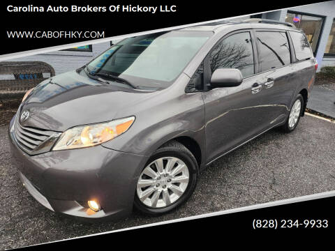 2015 Toyota Sienna for sale at Carolina Auto Brokers of Hickory LLC in Newton NC