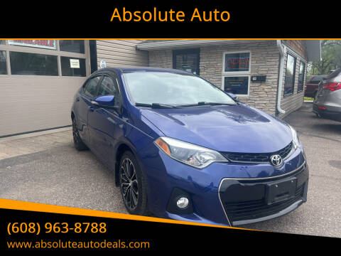 2016 Toyota Corolla for sale at Absolute Auto in Baraboo WI