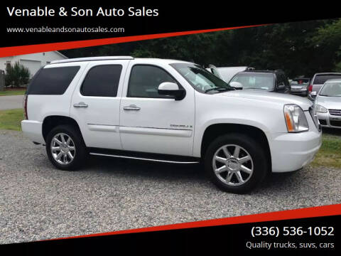 2007 GMC Yukon for sale at Venable & Son Auto Sales in Walnut Cove NC