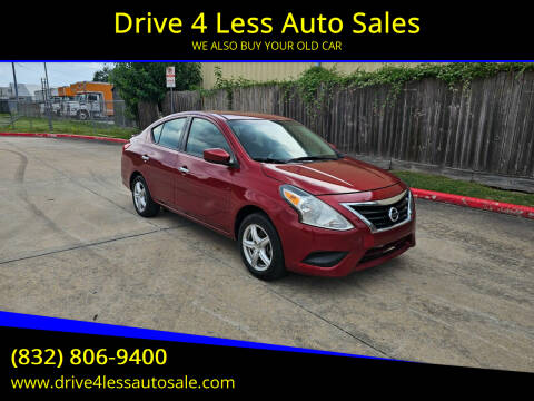 2018 Nissan Versa for sale at Drive 4 Less Auto Sales in Houston TX