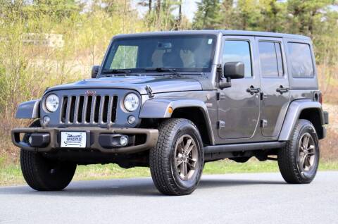 2016 Jeep Wrangler Unlimited for sale at Miers Motorsports in Hampstead NH