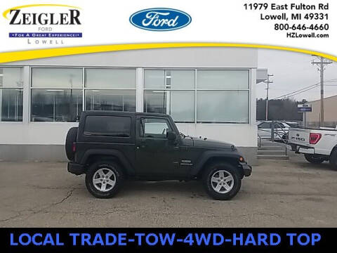 2015 Jeep Wrangler for sale at Zeigler Ford of Plainwell - Jeff Bishop in Plainwell MI