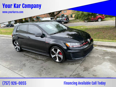 2017 Volkswagen Golf GTI for sale at Your Kar Company in Norfolk VA