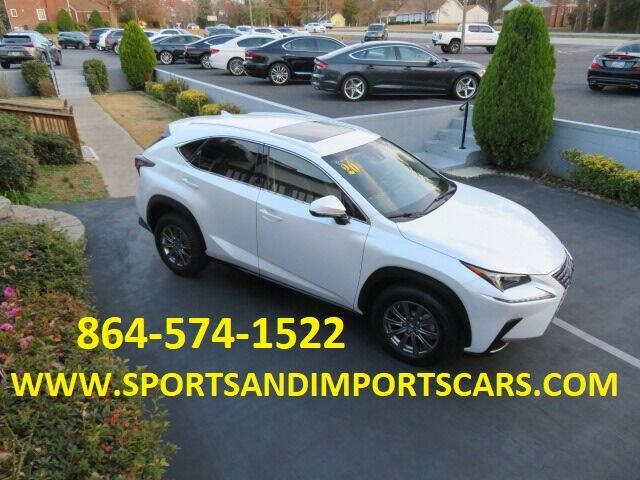 2020 Lexus NX 300 for sale at Sports & Imports INC in Spartanburg SC