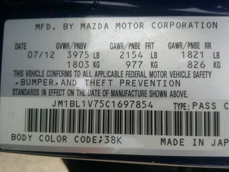 2012 Mazda MAZDA3 i Touring