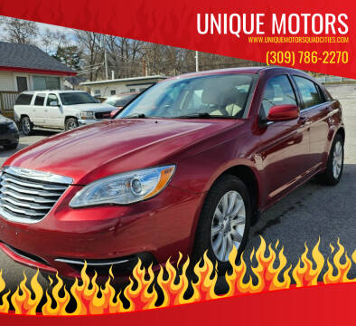 2012 Chrysler 200 for sale at Unique Motors in Rock Island IL