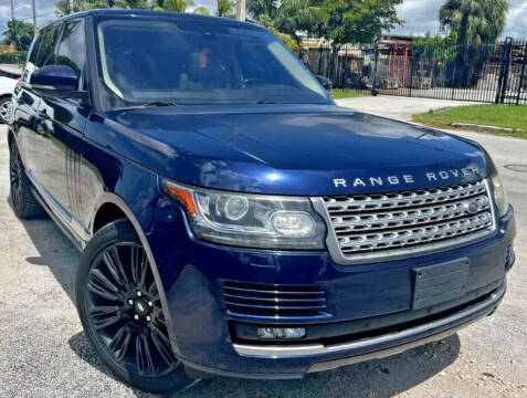 2016 Land Rover Range Rover for sale at Vice City Deals in North Miami Beach FL