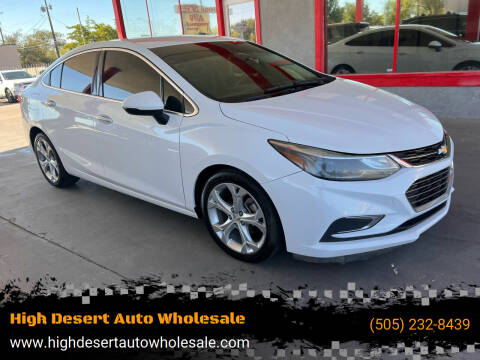 2017 Chevrolet Cruze for sale at High Desert Auto Wholesale in Albuquerque NM