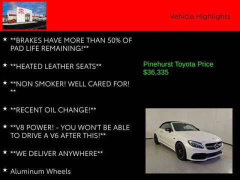 2018 Mercedes-Benz C-Class AMG C 63 S