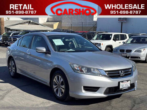 2013 Honda Accord for sale at Car SHO in Corona CA