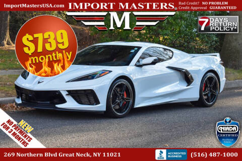 2020 Chevrolet Corvette for sale at Import Masters in Great Neck NY