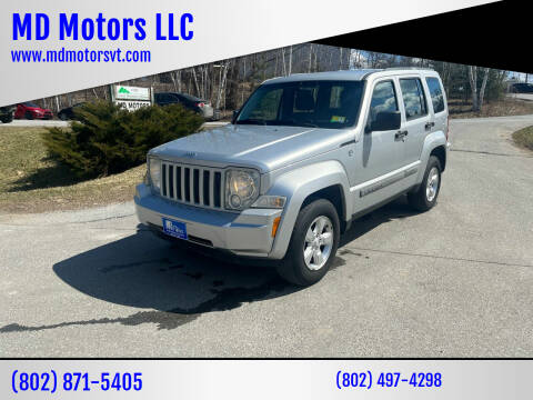 2012 Jeep Liberty for sale at MD Motors LLC in Williston VT