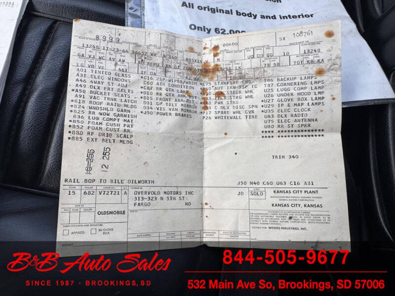 1965 Oldsmobile Starfire